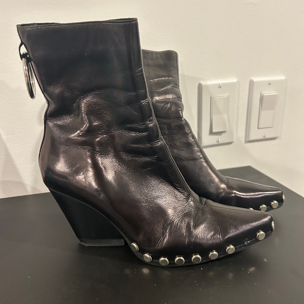 Jeffrey Campbell Walton boots stuffed size 7.5 - Picture 8 of 15